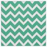 Customize your own blue white chevron pattern fabric