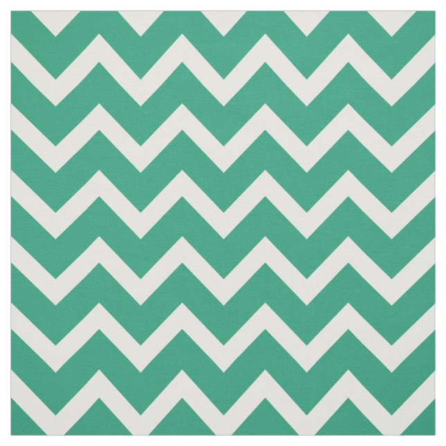 Customize your own blue white chevron pattern fabric (Swatch)