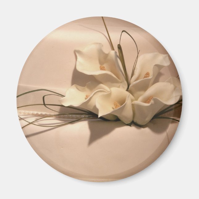 Customize your own calla lily magnet (Front)