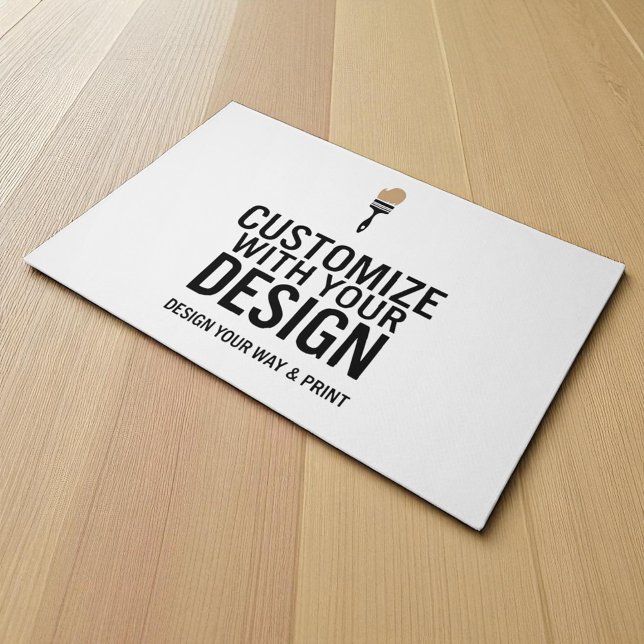 Customize Your Own Company Branded Minimalist  Doormat (Creator Uploaded)