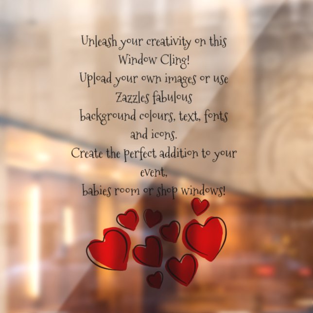 Customize Your Own Decal or Window Cling (Sheet 2)