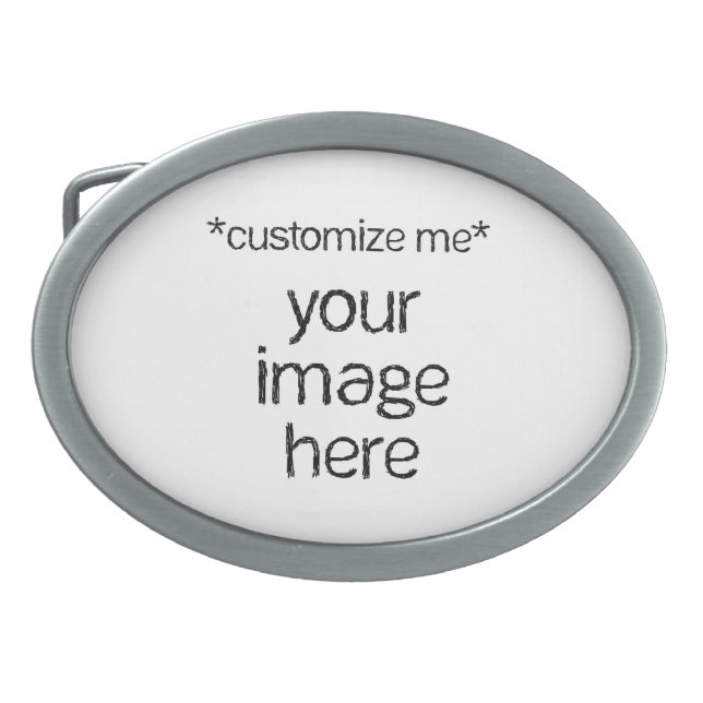 Customize Your Own Design Belt Buckle (Front)