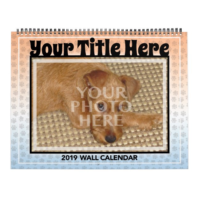 Customize Your Own Dog or Cat Pet Calendar (Cover)