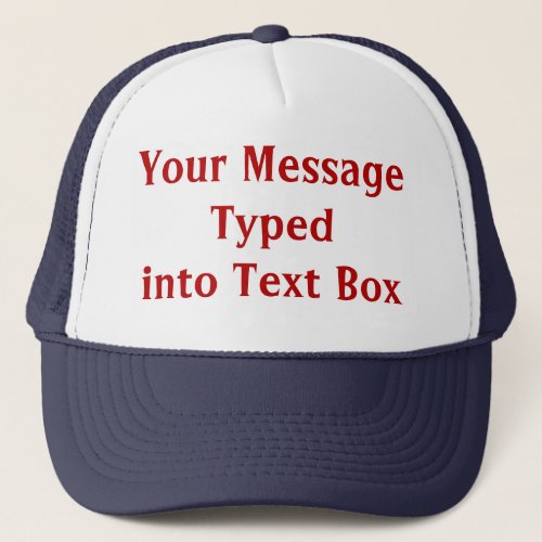 Customize Your Own Flat Bill Hats with YOUR TEXT