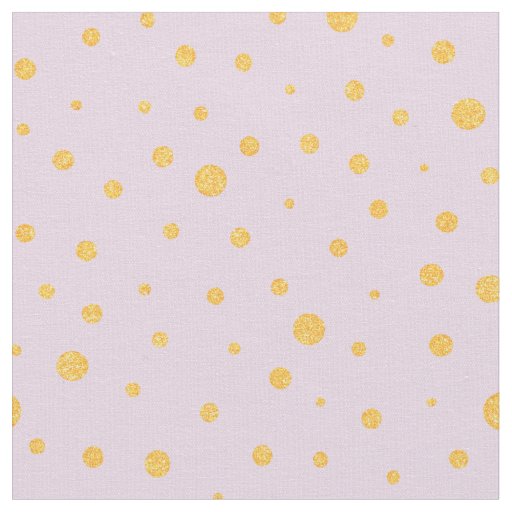 Customize your own gold polka dots in purple fabric