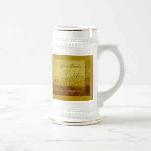 Customize your own Golden Anniversary Beer Stein