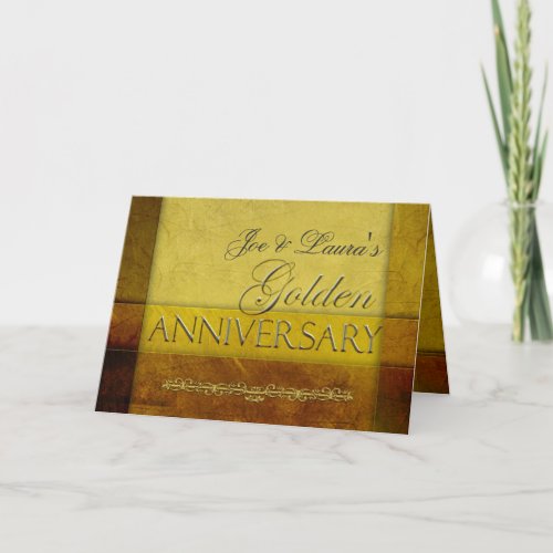 Customize your own Golden Anniversary Invitation