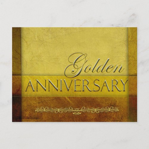 Customize your own Golden Anniversary Postcard