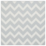 Customize your own grey white chevron pattern fabric