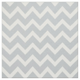 Customize your own grey white chevron pattern fabric