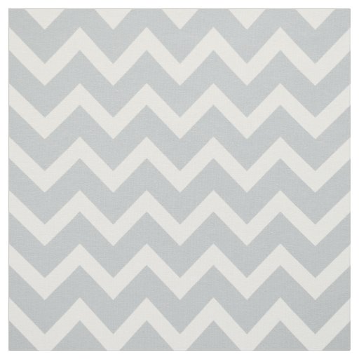 Customize your own grey white chevron pattern fabric