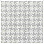 Customize your own grey white houndstooth pattern fabric