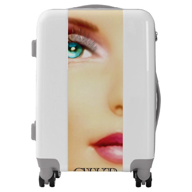 Customize Your Own Image Personal Photo Monogram Luggage (Front)
