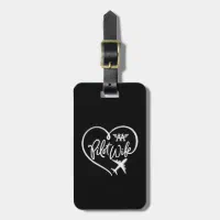 Newlyweds Personalized Acrylic Luggage Tag with Loop