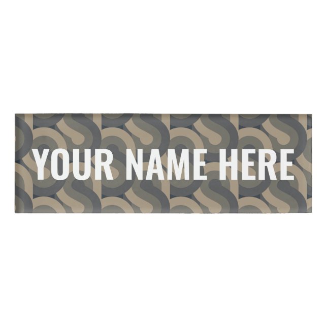 Customize your own  name tag (Front)