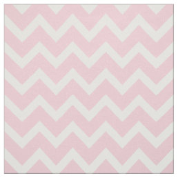 Customize your own pastel pink chevron pattern fabric