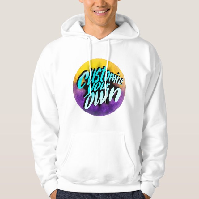 Customize Your Own – Personalized Design Template Hoodie (Front)