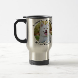 Customize Your Own Personalized Photo & Name on Travel Mug