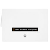 Customize your Own Pet Card (Back Horizontal)