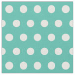 Customize your own polka dots pattern in green fabric