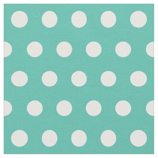 Customize your own polka dots pattern in green fabric