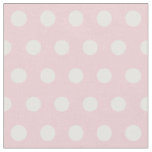Customize your own polka dots pattern in pink fabric
