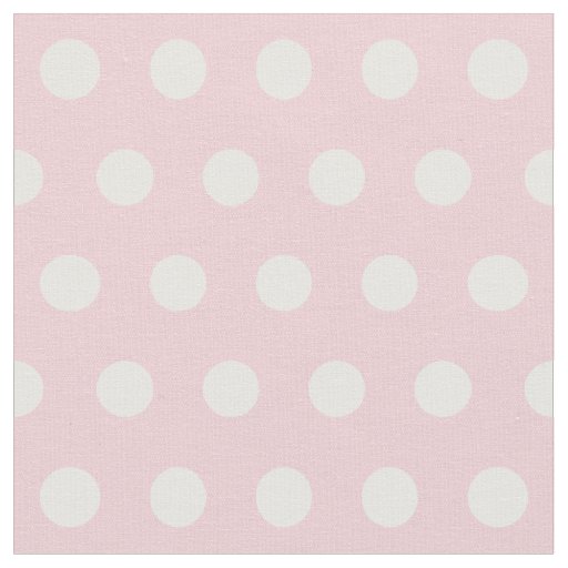Customize your own polka dots pattern in pink fabric
