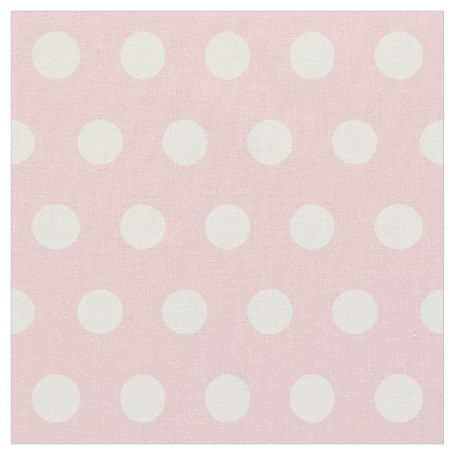 Customize your own polka dots pattern in pink fabric (Close Up)