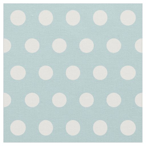 Customize your own polka dots pattern in turquoise fabric