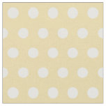 Customize your own polka dots pattern in yellow fabric