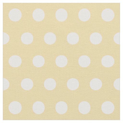 Customize your own polka dots pattern in yellow fabric