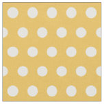Customize your own polka dots pattern in yellow fabric