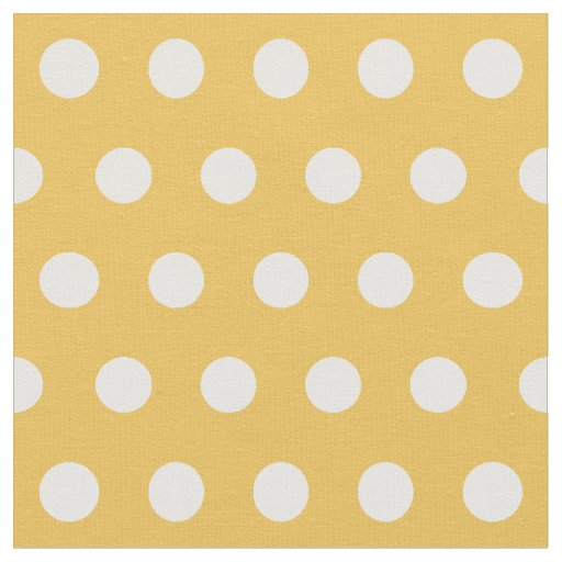 Customize your own polka dots pattern in yellow fabric