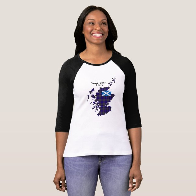 Customize Your Own Pride of Scotland Womens Raglan T-Shirt (Front Full)