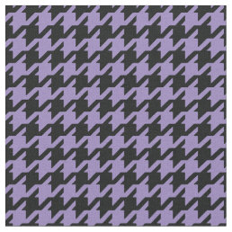 Customize your own purple houndstooth pattern fabric