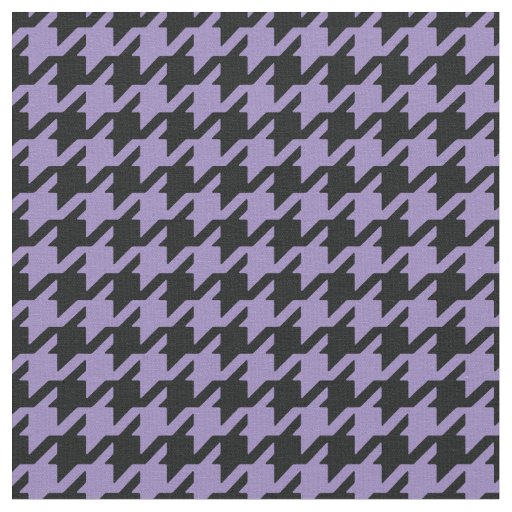 Customize your own purple houndstooth pattern fabric