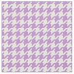 Customize your own purple houndstooth pattern fabric