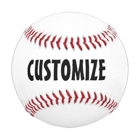 Customize Your Own Regulation Size Baseball