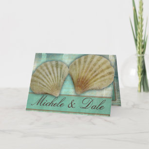Customize your own seashell design note card