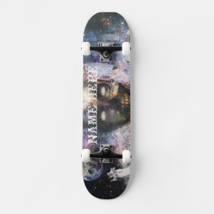 Customize Your Own Skull Universe Skateboard