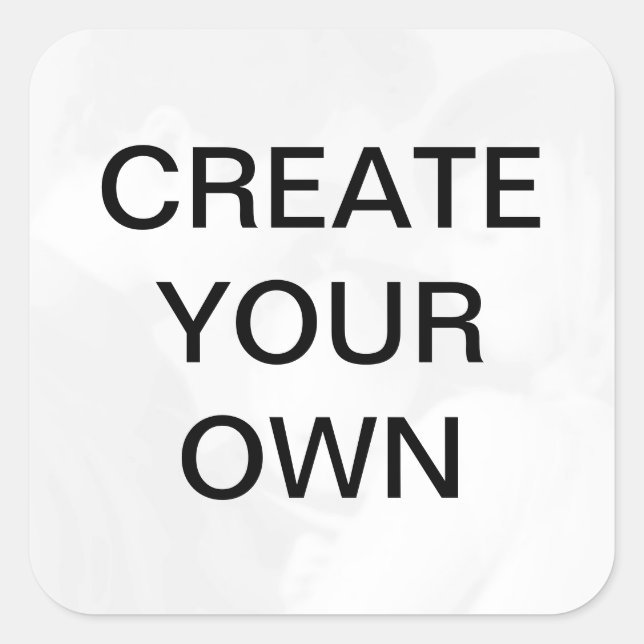 Customize your own square sticker (Front)