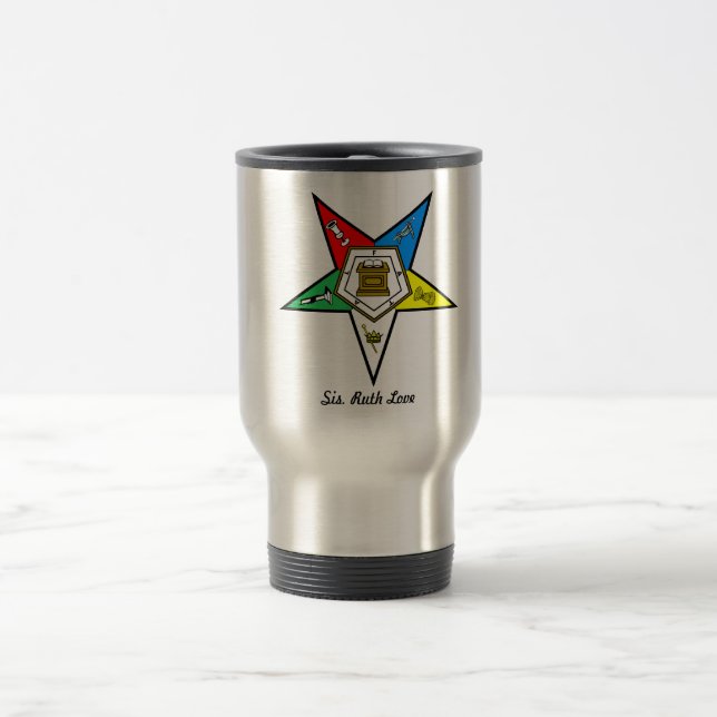 Customize your own Stainless Steel OES Travel Mug (Center)