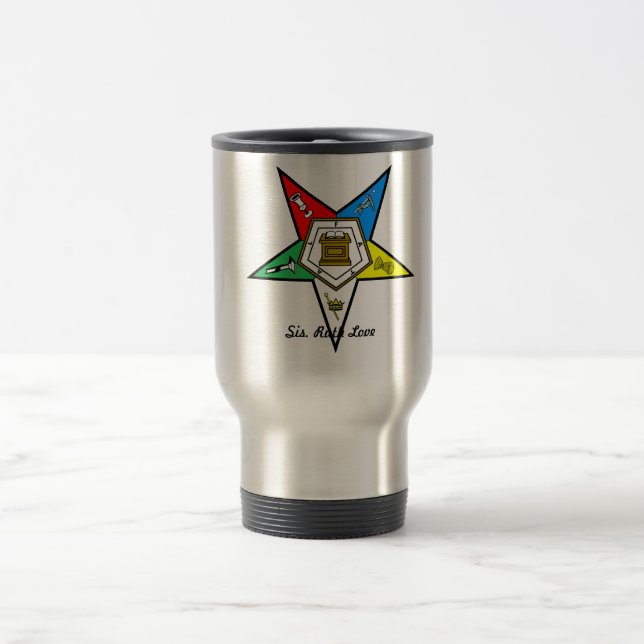 Customize your own Stainless Steel OES Travel Mug (Center)