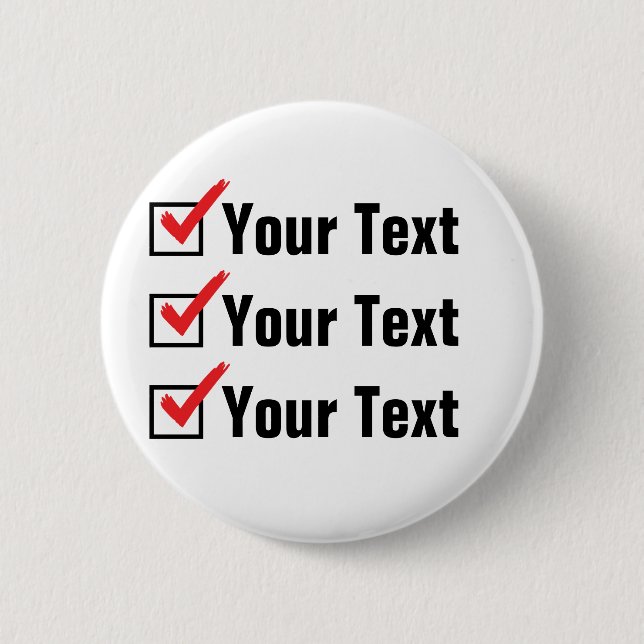 Customize Your Own Status - Personal Ad Button (Front)