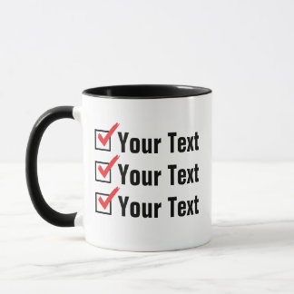 Customize Your Own Status - Personal Ad Mug