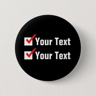 Customize Your Own Status - Personal Ad Pinback Button
