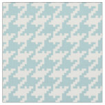 Customize your own turquoise houndstooth pattern fabric
