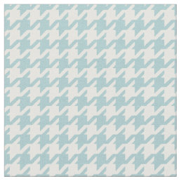 Customize your own turquoise houndstooth pattern fabric