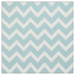 Customize your own turquoise white chevron pattern fabric
