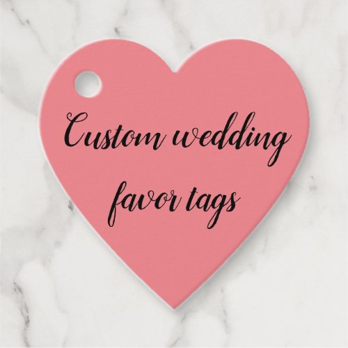 Customize your own wedding favor tags